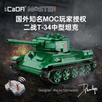 Mô Hình Lắp Ráp Xe Tăng T-34 Điều Khiển Từ Xa C61072