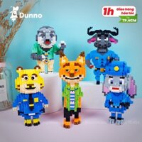 Mô hình Lắp Ráp Zootopia - Đồ chơi Nhân vật Hoạt hình Nanoblock Dunno