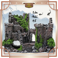 Mô hình lâu đài cổ - trang trí thủy sinh, bán cạn, terrarium