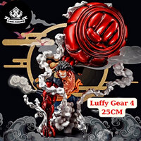 Mô Hình LED Luffy Gear 4 25cm BOUNCE MAN KingFigure Mô hình One Piece Cao Cấp, Figure Mô Hình Anmie One Piece Luffy Vua