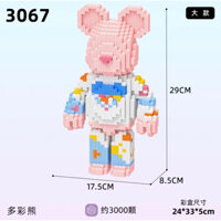 Mô hình LEGO BEARBRICK lắp ráp sẵn để trưng bày vô cùng có độc đáo