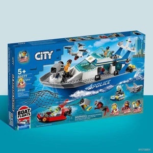 Mô hình LEGO City Police - Tàu tuần tra cảnh sát 60129 (200 mảnh ghép)
