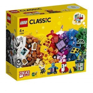 Mô hình lego classic - Bộ gạch chi tiết cửa sổ sáng tạo 11004