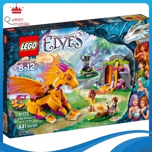 Mô hình LEGO Elves - Hang núi bí mật của rồng lửa 41175 (441 mảnh ghép)