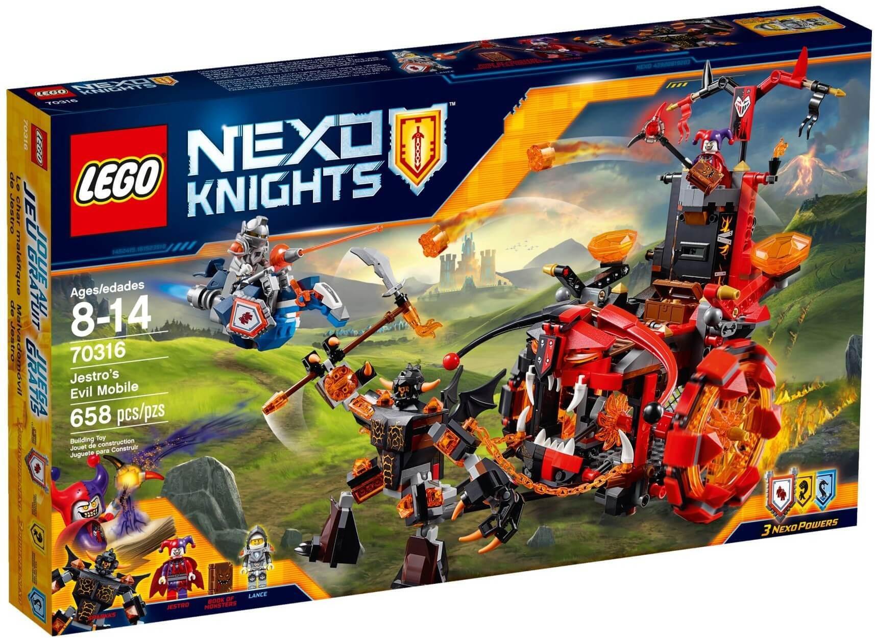 Mô hình Lego Nexo Knights – Cỗ xe quái vật của Jestro 70316