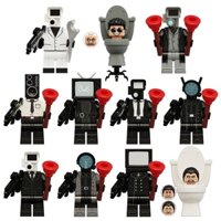 Mô Hình lego Người Đàn Ông vs Phẫu Thuật Mini Loa titan Và Mô Hình tv