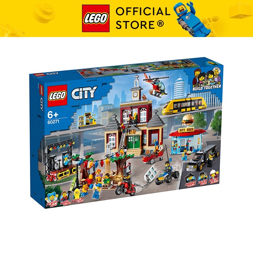 Mô hình LEGO - Quảng trường thành phố 60026 (914 mảnh ghép)