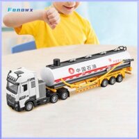 Mô hình lớn Xe tải Đồ chơi Tàu chở dầu Xe tải thực tế với cơ chế kéo lại Tàu chở dầu Xe kéo Đồ chơi cho bé trai ngoài trời trong nhà