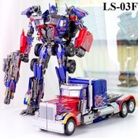 Mô Hình LS-03F KM-01 Optimus Prime LS03F đồ chơi Robot Transformers Black Mamba người máy lắp ghép ô tô LS 03F KM01S cao 32cm.