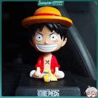 Mô Hình Luffy Chibi Lắc Đầu Siêu Dễ Thương Fullbox | Mô Hình One Piece