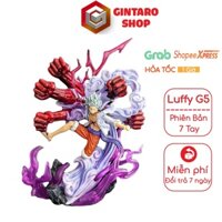 Mô hình Luffy gear 5 7 nấm đấm nika thần mặt trời phiên bản cao cấp, Mô hình One Piece Luffy gear 5 Full Box