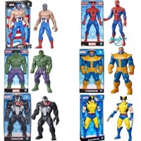 Mô hình Marvel các anh Hùng Hulk, Spiderman, Thanos, Wolverine, Venom