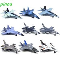 Mô hình máy bay Acao LONGQIYING, F16 F22 F35 Đồ chơi máy bay chiến đấu Pullback & Go, Cake Topper Mô phỏng Diecast Bộ sưu tập máy bay phản lực Đồ chơi cậu bé Quà tặng