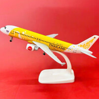 Mô Hình Máy Bay AIRBUS 320 Hãng Hàng Không "THAILAND AIRLINES" 20CM Tỉ lệ (1:400) Có Bánh Xe + Đế Trưng Bay