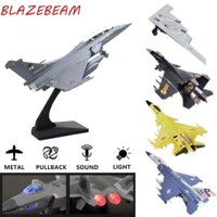 Mô hình máy bay BLAZEBEAM Aviao, Đồ chơi máy bay chiến đấu Diecast Pullback & Go, Bộ sưu tập bánh Topper F16 F22 F35 Mô phỏng máy bay phản lực Đồ chơi quà tặng sinh nhật