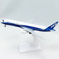 Mô hình máy bay Boeing 787 18cm có bánh xe + đế trưng bày