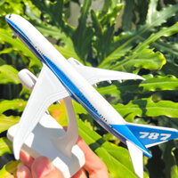 Mô hình máy bay "BOEING B787-8" 20CM tỉ lệ 1:400 sơn tĩnh điện bóng đẹp