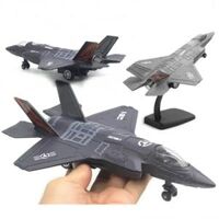 Mô Hình Máy Bay Chiến Đấu F-35 Hợp Kim Lớn Chức Năng Kéo Lại Với Nhạc Và Đèn LED - Đồ Chơi Máy Bay Giáo Dục Quà Tặng Cho Độ Tuổi 14 Trở Lên