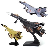 Mô hình máy bay chiến đấu F16 F22 J10 J15 J20 J31 bằng kim loại có âm thanh và đèn led đồ chơi trưng bày