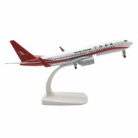 Mô hình máy bay China Shanghai Airlines Boeing B737 có bánh xe 20cm MB20038