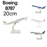 Mô hình máy bay dòng Boeing B787 kích thước 20cm bằng hợp kim