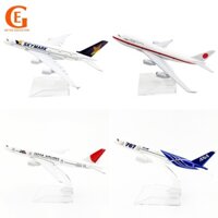 Mô Hình Máy Bay JAL Boeing 747 ANA B777 B787 Skymark Airbus 380 Bằng Hợp Kim Kích Thước 16CM