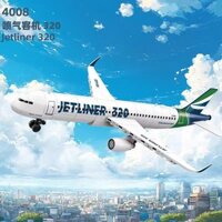 Mô hình máy bay khối xây dựng Đồ chơi lắp ráp máy bay chở khách quà tặng cậu bé Tương thích với LEGO