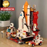 Mô hình máy bay Khối xây dựng Lego tương thích Nam Xe tăng quân sự Hạt nhân Tàu sân bay tàu ngầm B