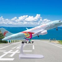 Mô hình máy bay không khí Máy bay hành khách có chân đế hạ cánh Máy bay dân dụng Mô hình chuyến bay A320 Hợp kim Long Dragon Airlines 20cm Thành phẩm Đồ trang trí Quà tặng