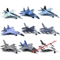 Mô hình máy bay NORMAN6G Aviao, F16 F22 F35 với đồ chơi máy bay chiến đấu âm thanh nhẹ, Bộ sưu tập bánh Topper Pullback & Go Diecast Jet Plane Đồ chơi đồ chơi trẻ em