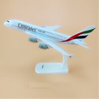 MÔ HÌNH MÁY BAY TĨNH AIRBUS A380 EMIRATES 20CM