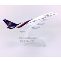 Mô hình máy bay tĩnh B747 Thai Airways 16cm