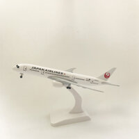 MÔ HÌNH MÁY BAY TĨNH BOEING B787 - JAPAN AIRLINES 20CM CÓ BÁNH XE