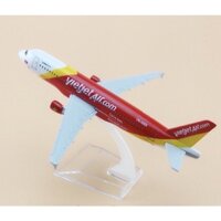 Mô hình máy bay vietjet Air 16 cm