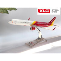 Mô hình máy bay Vietjet Air 32 cm Airbus A321 cao cấp