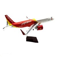 Mô hình máy bay VietJet Air 47 cm có đèn led và bánh xe