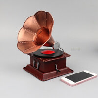 Mô Hình Máy Hát Loa Kèn Vintage