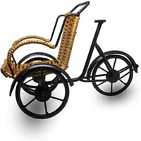 mô hình, mây tre, xe xích lô, kệ để điện thoại, card visit, handmade