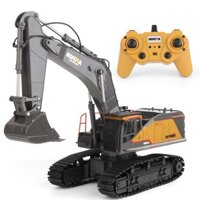 Mô hình máy xúc Huina 1592 điều khiển từ xa RC 592 Cần cẩu Hulna 592 Xe công trình xây dựng Huina1592 xe cuốc hulna1592