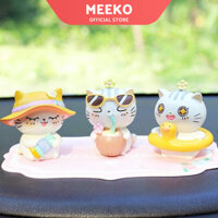 Mô hình mèo decor may mắn/ Decor Mèo Miao Kitten để bàn học, kệ sách, tủ đồ siu xinh  MEEKO