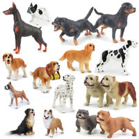 Mô hình mô phỏng chó Doberman Golden Retriever Sumu Saint Bernard mô phỏng đồ chơi động vật quà tặng cho bé trai và bé gái