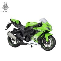 Mô Hình Mô Tô Kim Loại 1/18 KAWASAKI NINJA ZX10R Maisto Dùng Để Trưng Bày Bàn Làm Việc, Làm Đồ Chơi Trẻ Em