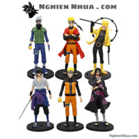 Mô hình Naruto Bộ 6 các nhân vật Naruto - Cao 18cm - nặng 100gram - Figure Naruto - No Box - Nghiện Nhựa
