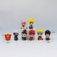 Mô hình Naruto - combo 8 nhân vật Naruto Sakura Gaara Shikamaru Itachi Kakashi Lee Orochimaru Tsunade... - Figure Naruto