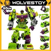 Mô Hình NBK Devastator Combiner TF G1 6 Robot Biến Hình Kết Hợp Khổng Lồ 40cm