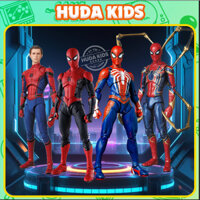 Mô hình người nhện spiderman iron spider có khớp decor siêu nhân siêu anh hùng mimorales, homecomeing giá rẻ Huda Kids