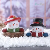 Mô hình người tuyết, ông già noel trang trí giáng sinh, quà tặng noel độc đáo, decor giáng sinh.