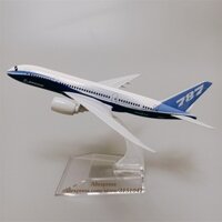Mô Hình Nguyên Bản Bằng Kim Loại Hợp Kim กระแสน้ำ16CM Nguyên Mẫu Máy Bay Đúc Không Khí Boeing 787 B787 Mô Hình Máy Bay M
