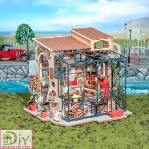Mô hình nhà búp bê Robotime DG145 - Cửa hàng Hoa