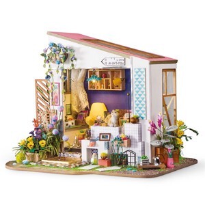 Mô hình nhà DIY Doll House Lilys Porch DG11 kèm Đèn LED